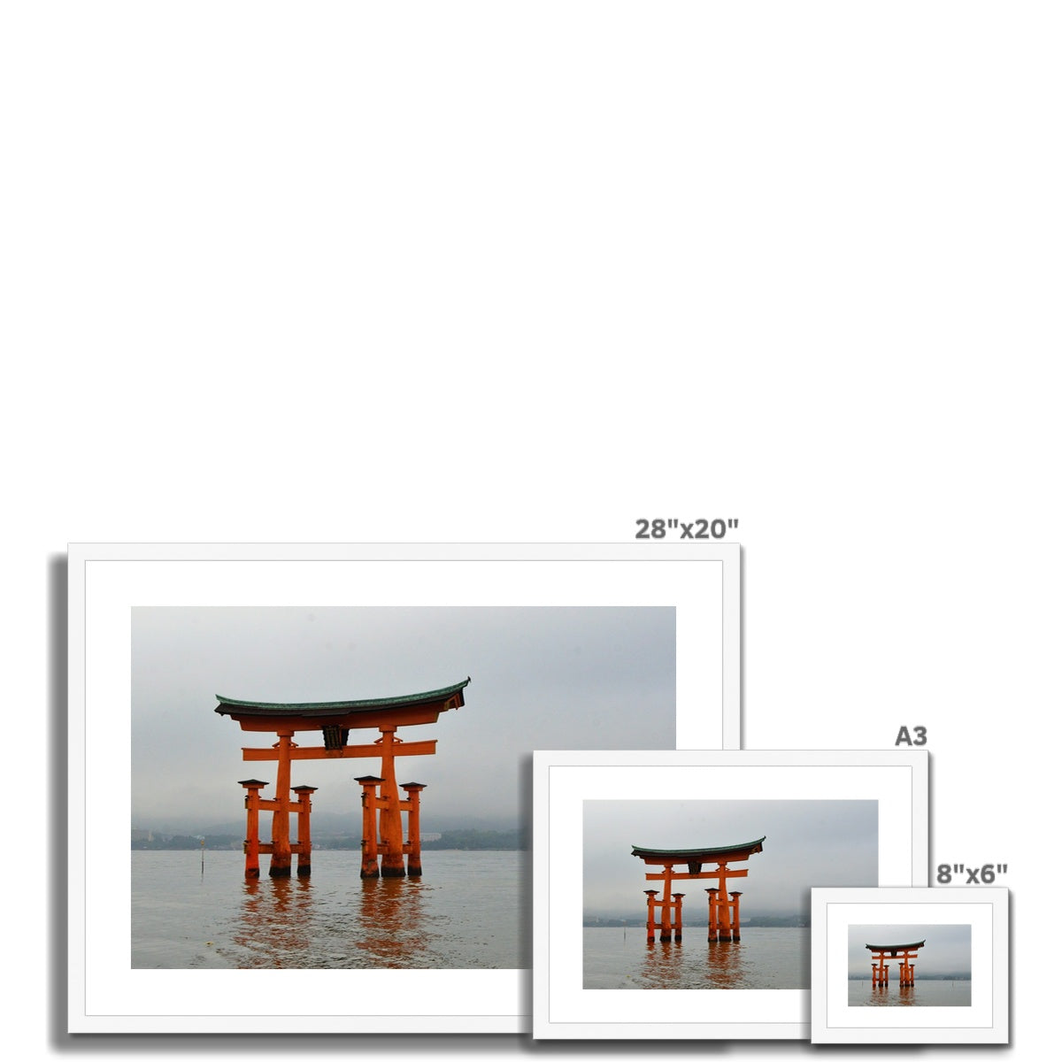 Architecture: Miyajima Gate, Japan Framed & Mounted Print