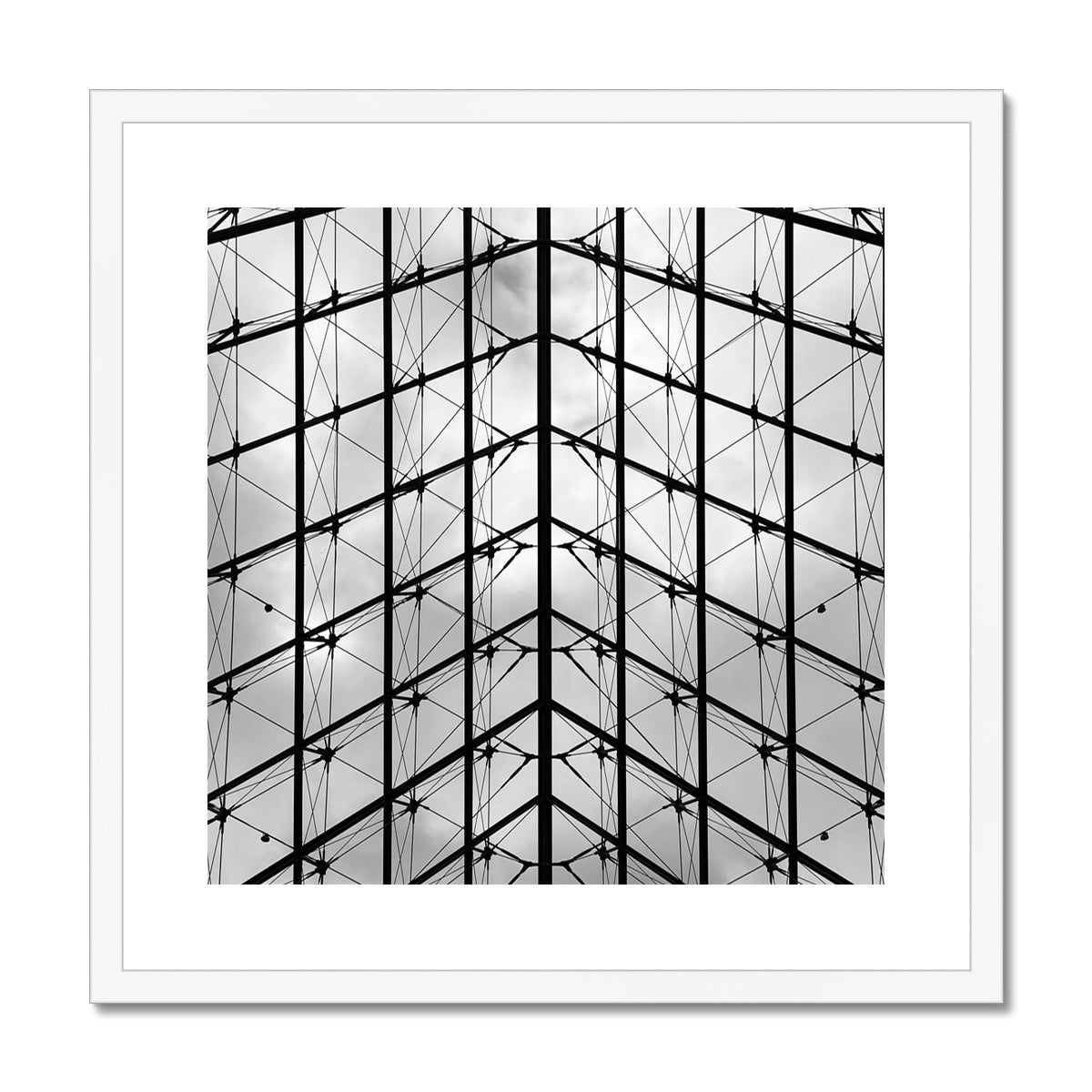 Architecture: The Louvre, Paris, France Framed & Mounted Print