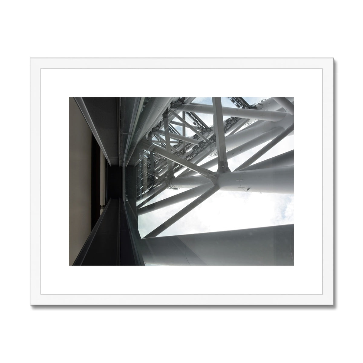 Steel Structure: Tokyo, Japan Framed & Mounted Print