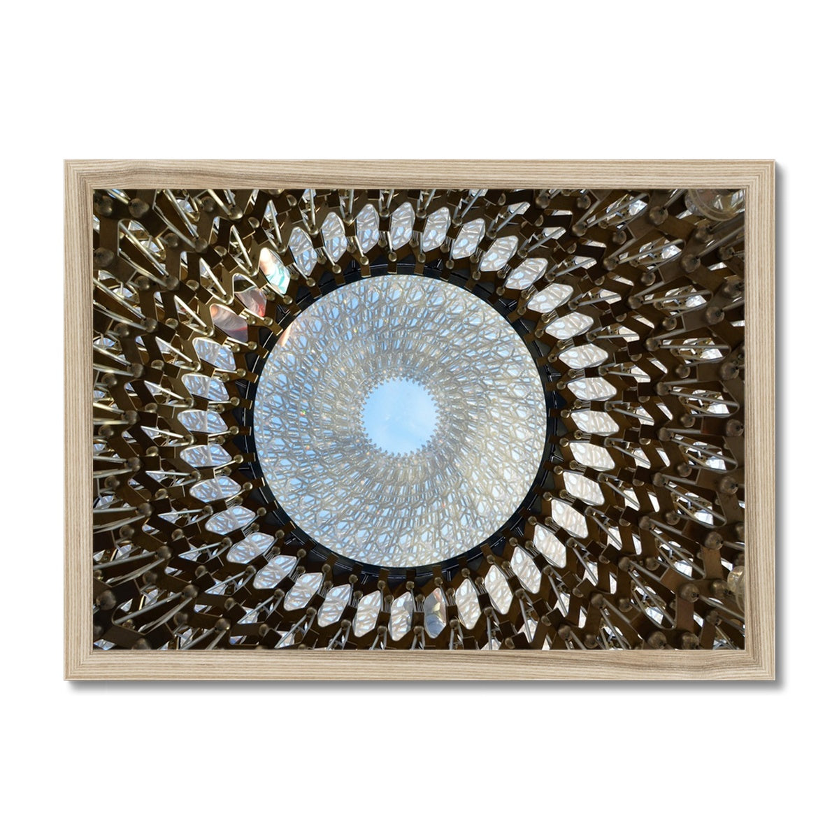 Abstract Photo: Sphere Framed Print