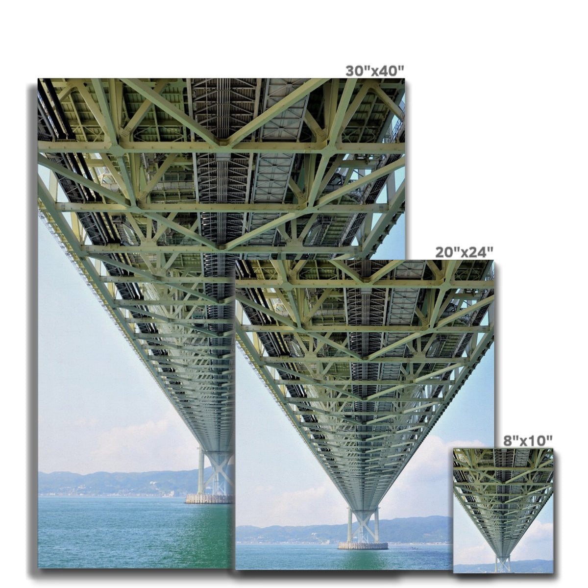 Engineering: Bridge Perspective Canvas