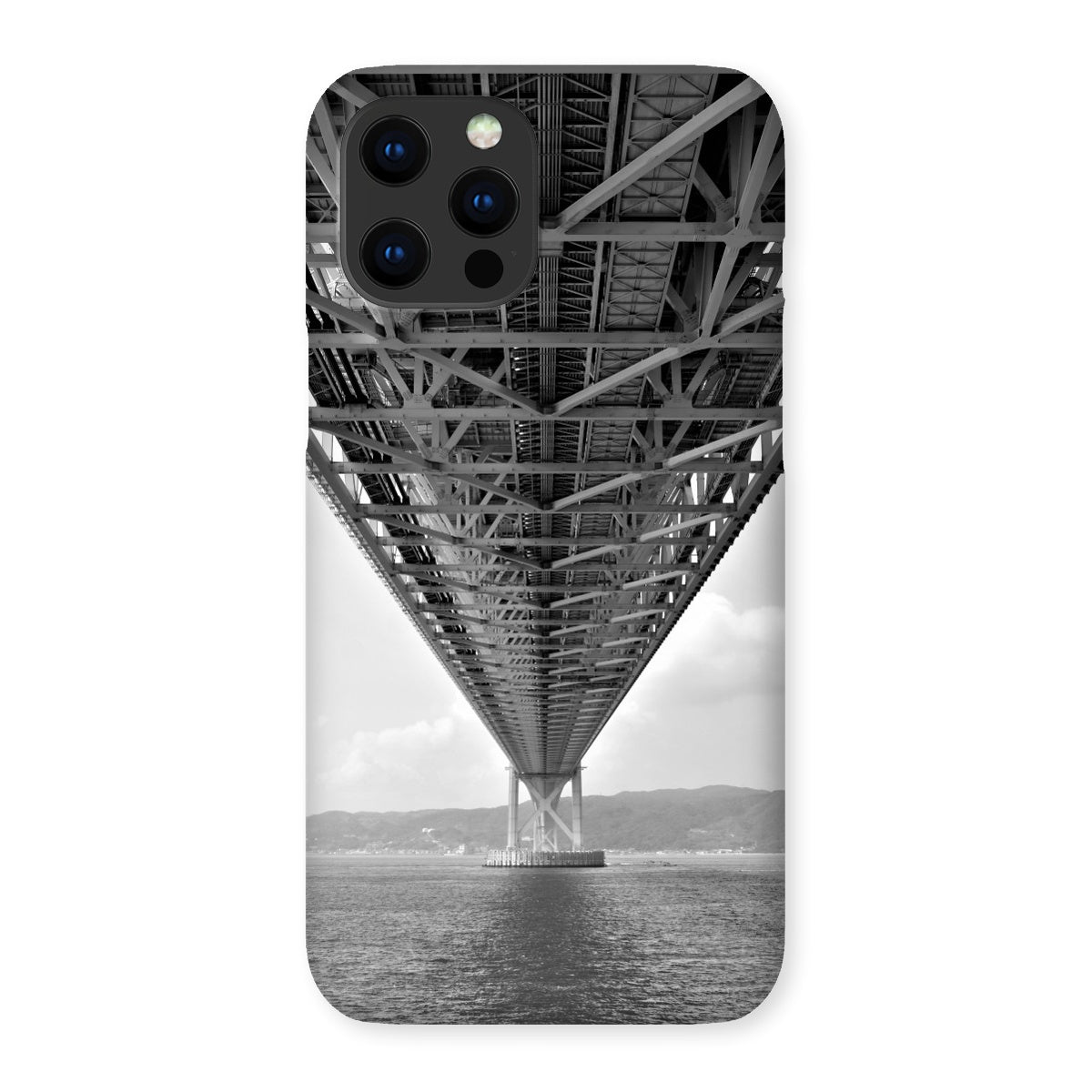 Engineering: Bridge Perspective, B&W Snap Phone Case