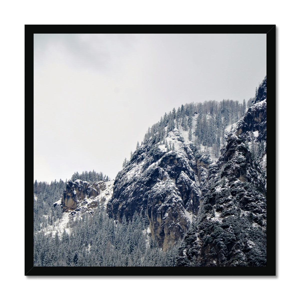 Mountain Landscape: Alps, Italy Framed Print