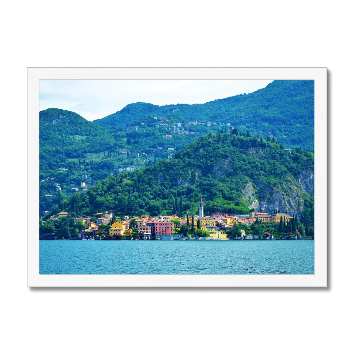 Landscape: Lake Como, Italy Framed Print