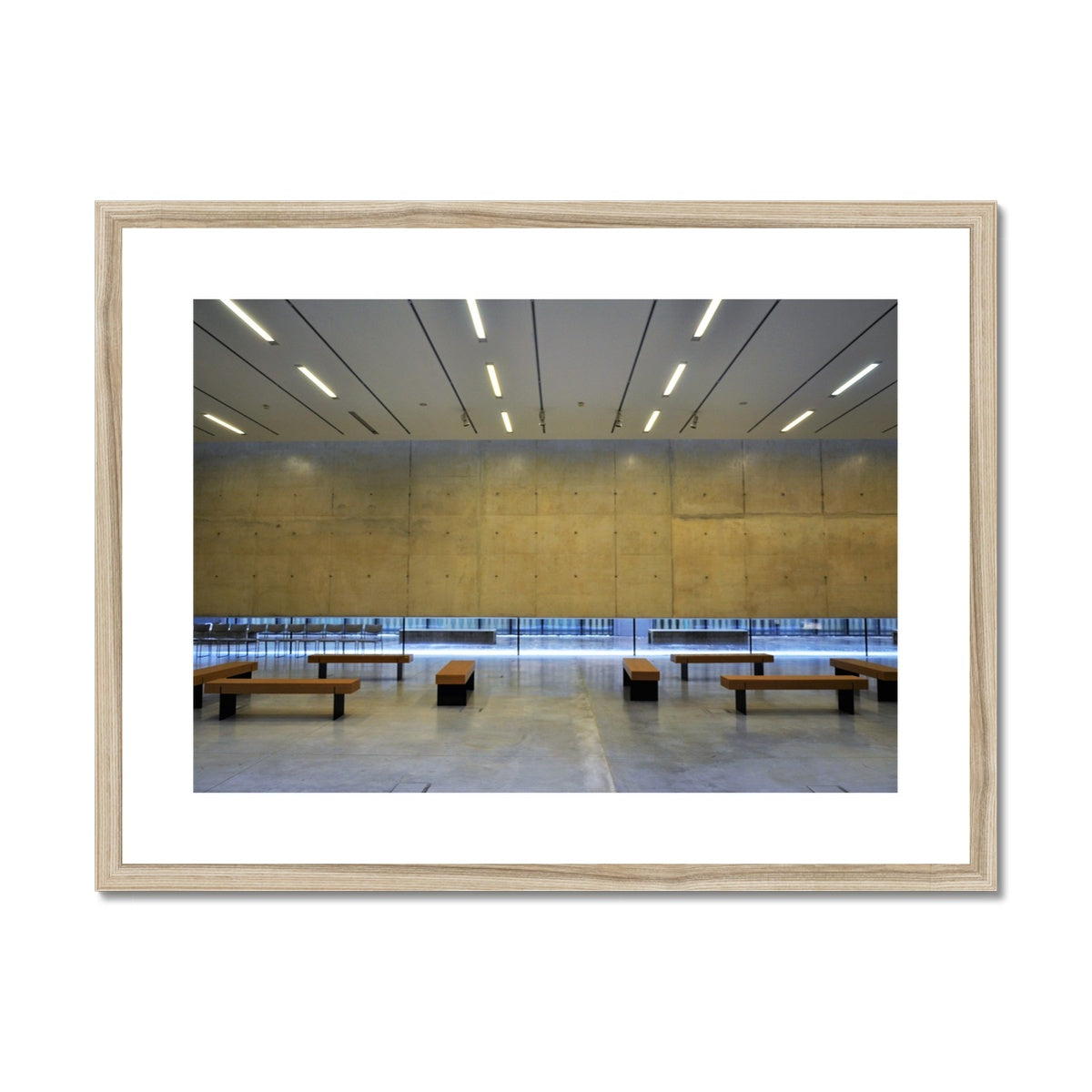 Architecture: Floating Structure (Warm) Framed & Mounted Print