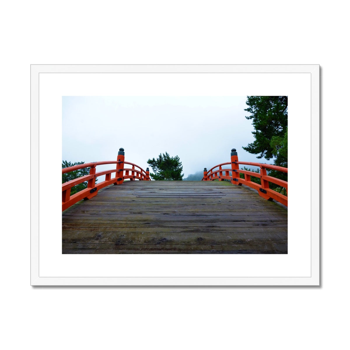 Symmetry: Bridge Framed & Mounted Print