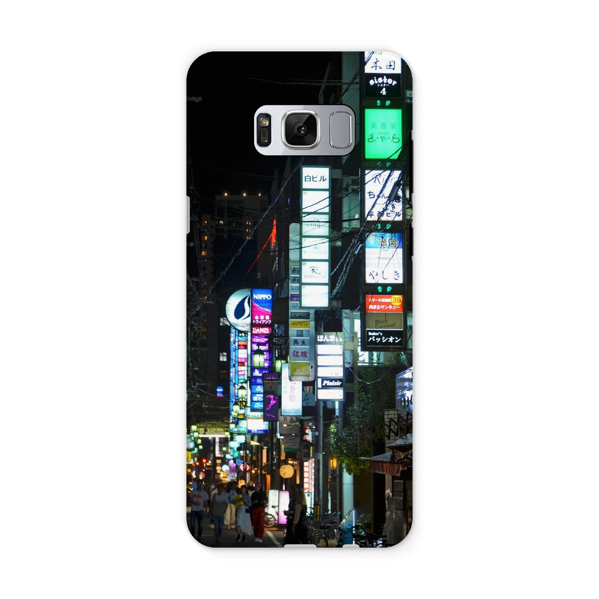 Streets: Neon Lights, Japan Tough Phone Case