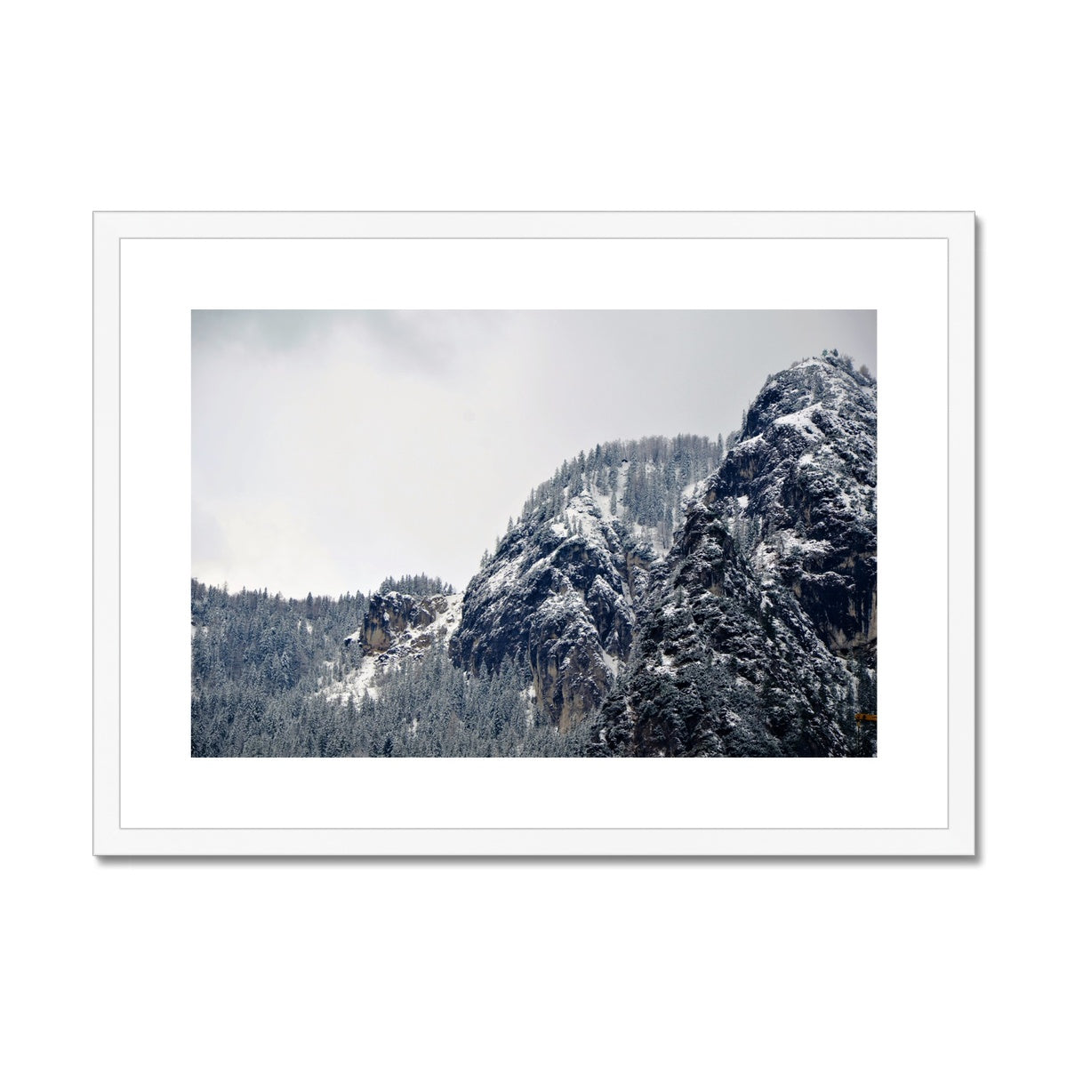 Mountain Landscape: Alps, Italy Framed & Mounted Print