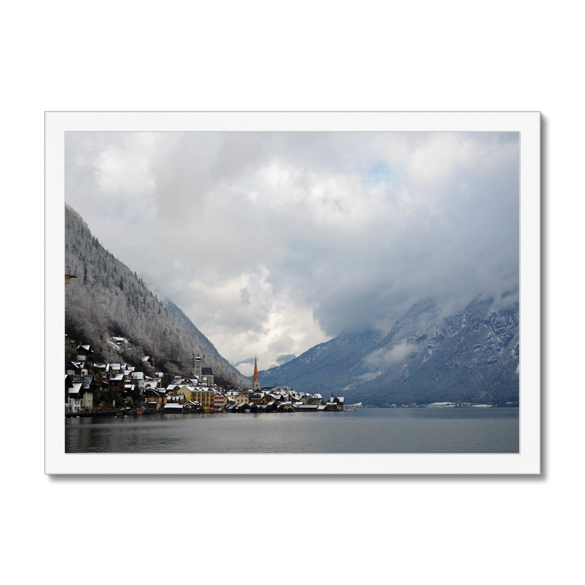 Landscape: Hallstadt, Austria Framed Print