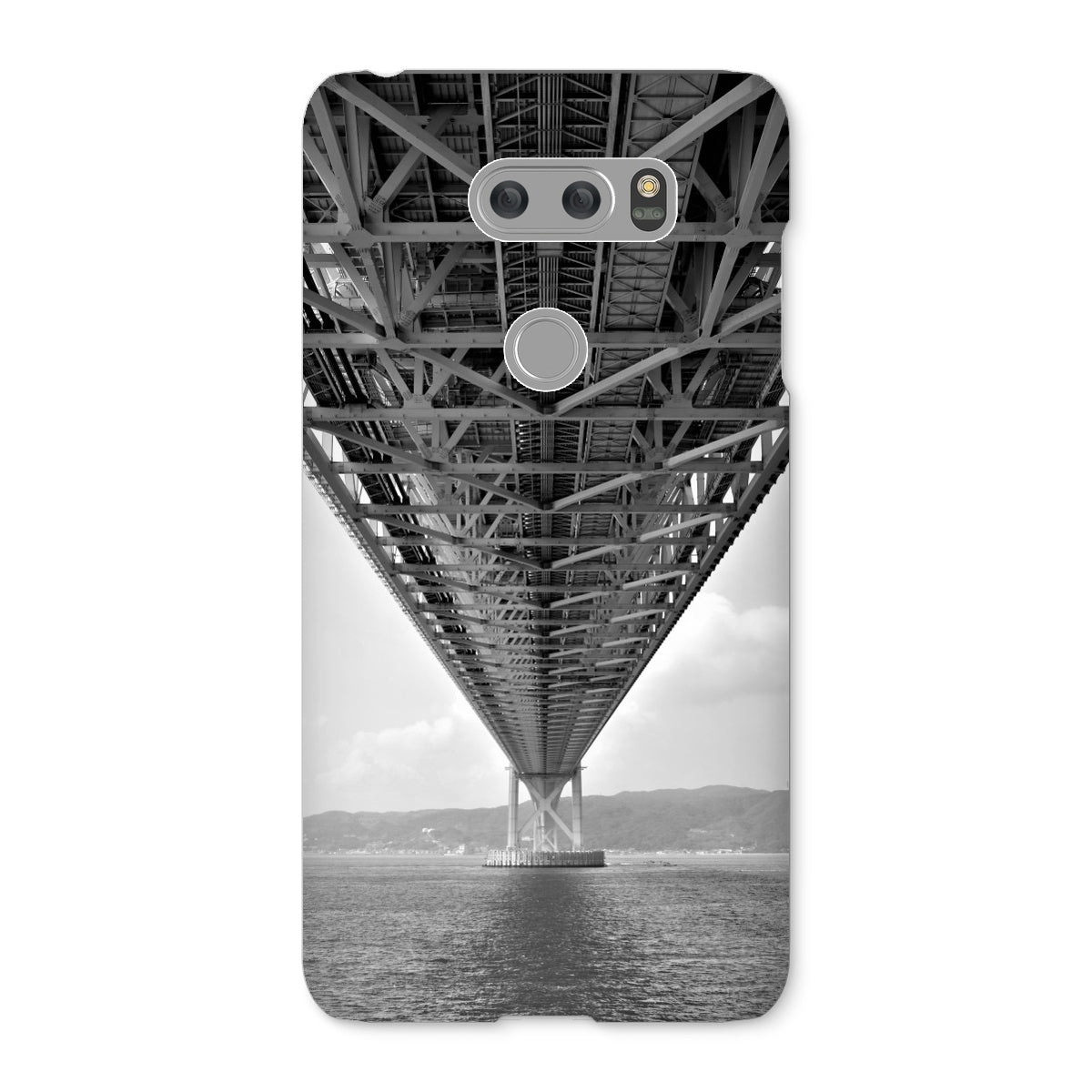 Engineering: Bridge Perspective, B&W Snap Phone Case