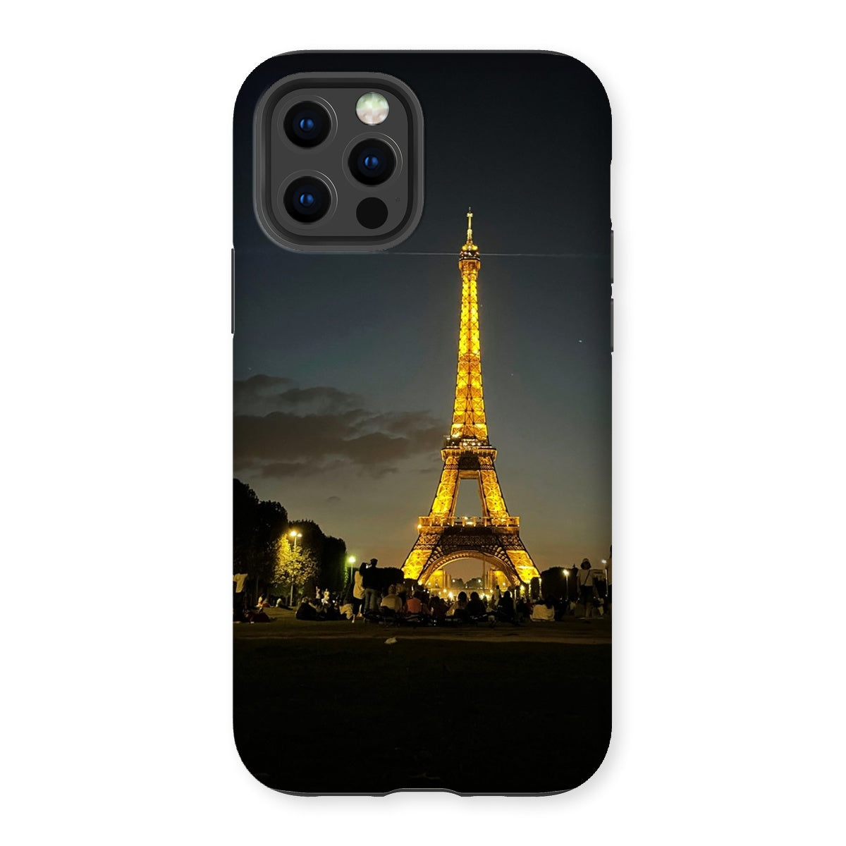 Architecture: Effiel Tower by Night, Paris, France Tough Phone Case