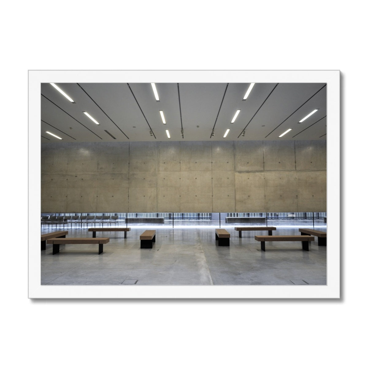 Architecture: Floating Structure Framed Print