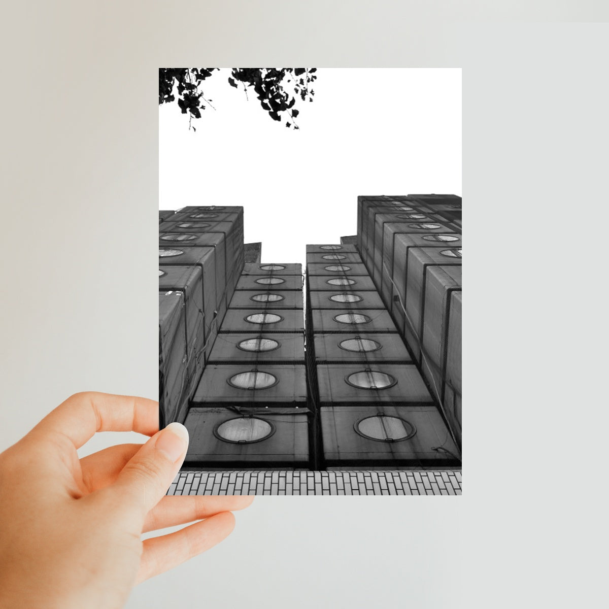 Architecture: Capsule Hotel Classic Postcard