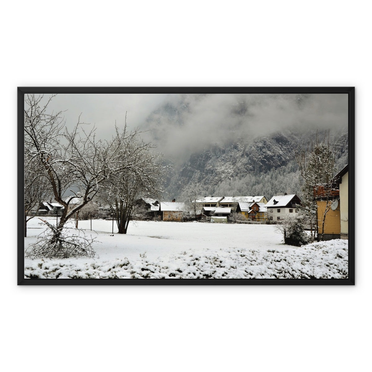 Landscape: Winter Framed Canvas