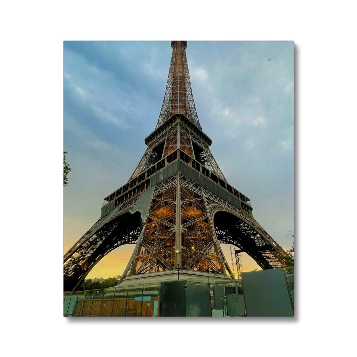 Architecture: Effiel Tower Evening, Paris, France Canvas