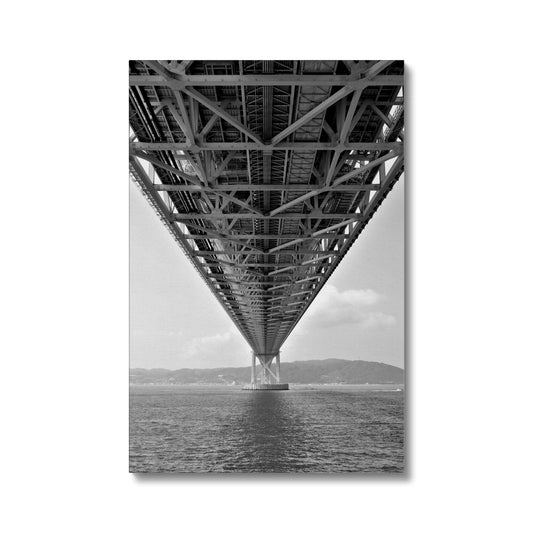 Engineering: Bridge Perspective, B&W Eco Canvas