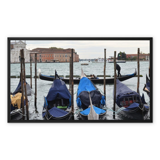 Streets: Venice, Italy Framed Canvas