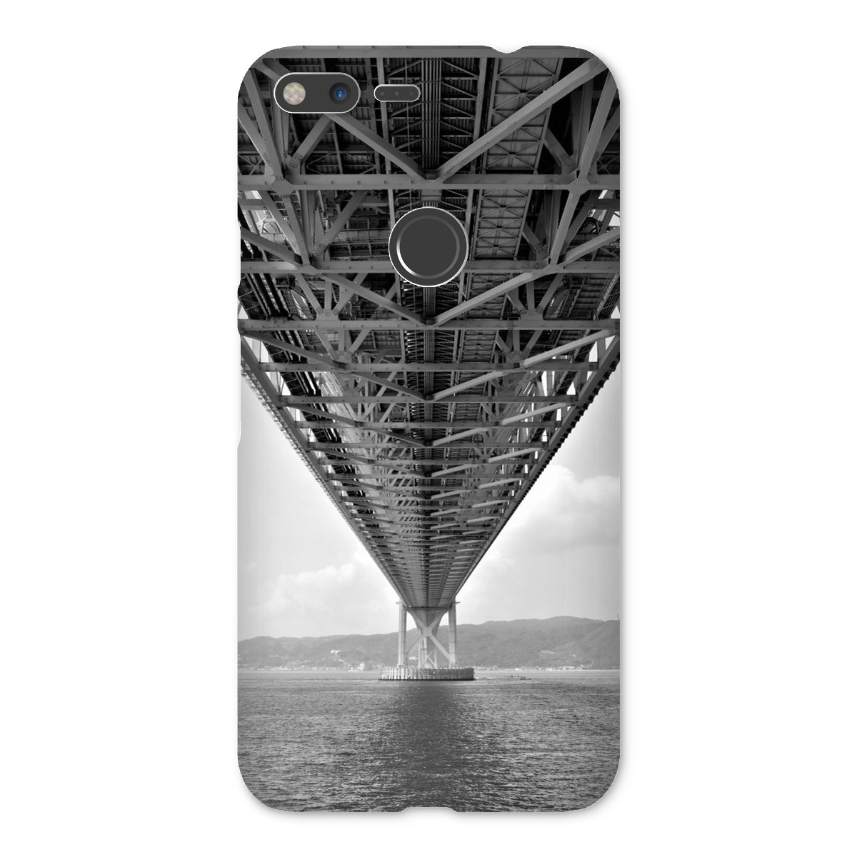 Engineering: Bridge Perspective, B&W Snap Phone Case