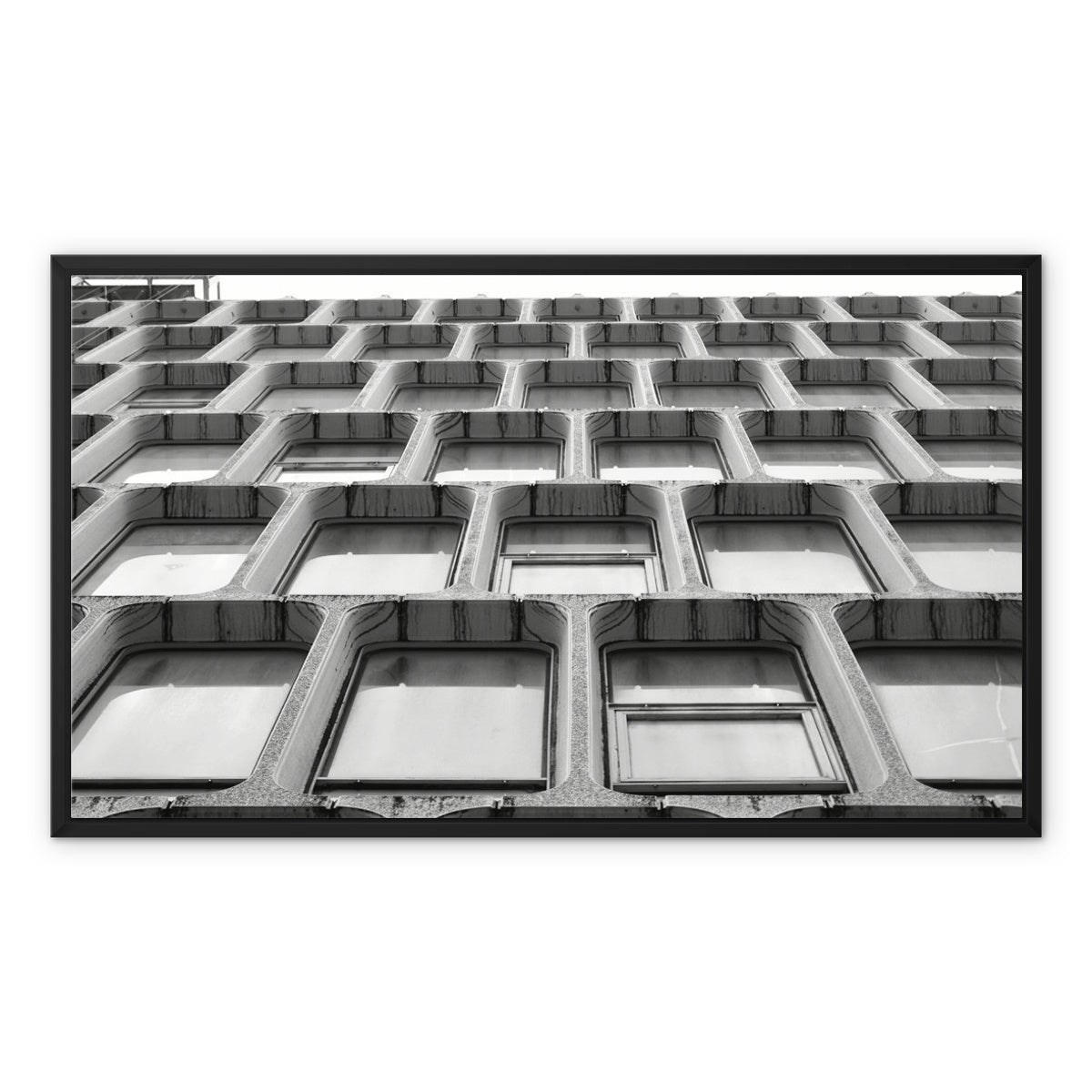 Architecture: Facade Framed Canvas