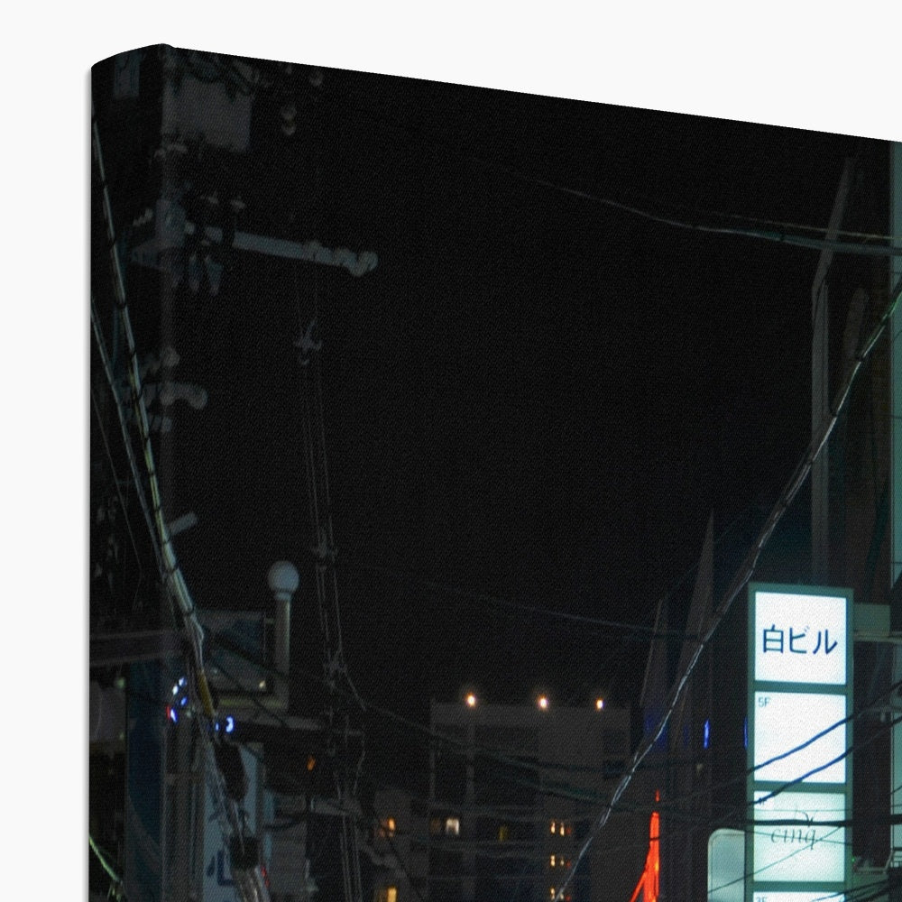 Streets: Neon Lights, Japan Eco Canvas