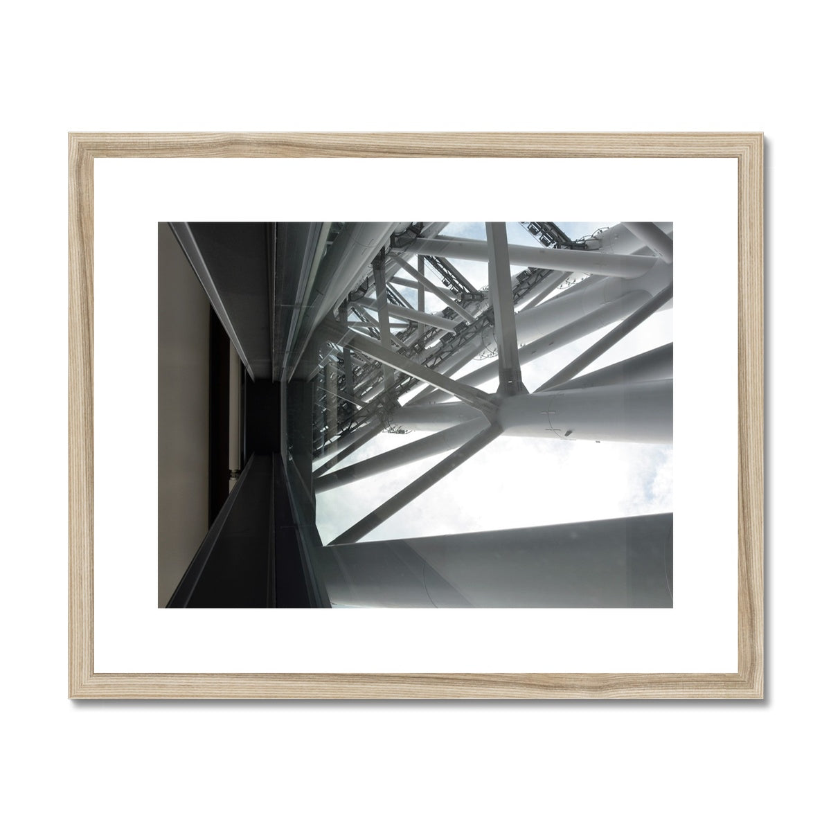 Steel Structure: Tokyo, Japan Framed & Mounted Print