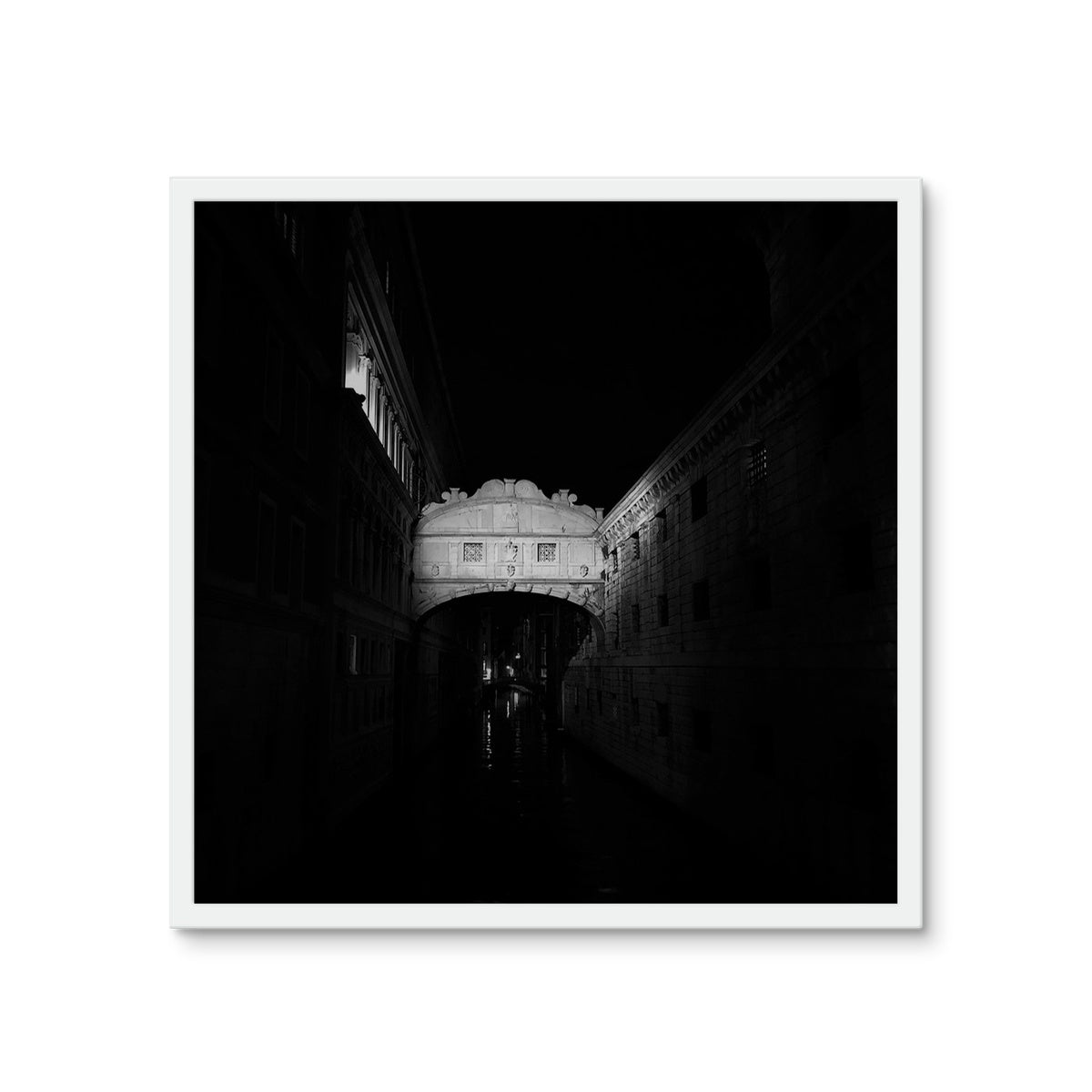 Architecture: Ponte dei Sospiri, Venezia, Italy Framed Photo Tile