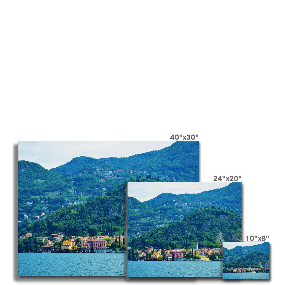 Landscape: Lake Como, Italy Canvas