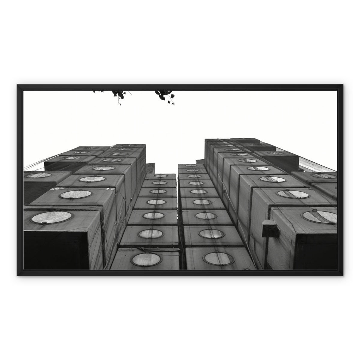 Architecture: Capsule Hotel Framed Canvas