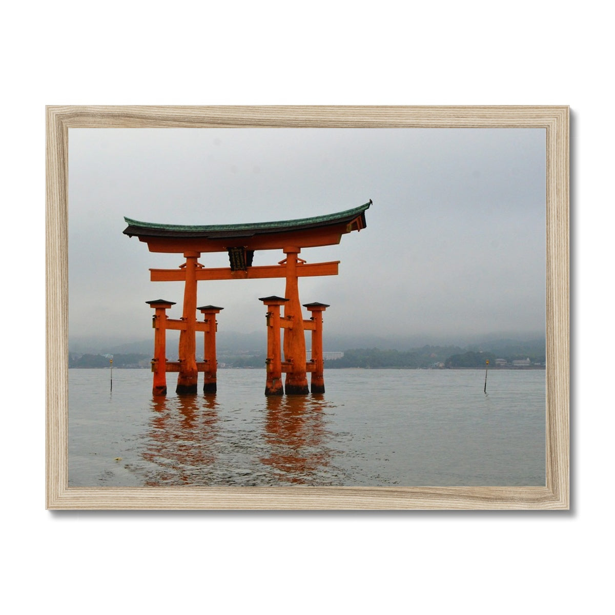 Architecture: Miyajima Gate, Japan Framed Print