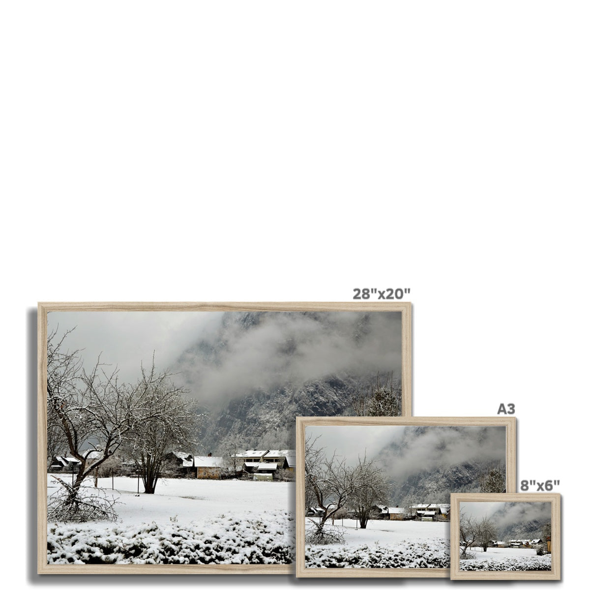 Landscape: Winter Framed Print