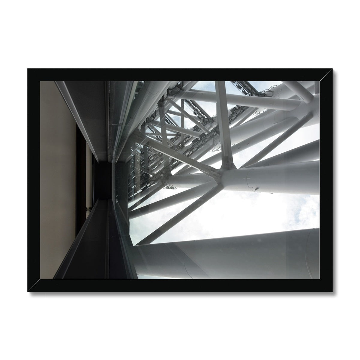 Steel Structure: Tokyo, Japan Framed Print