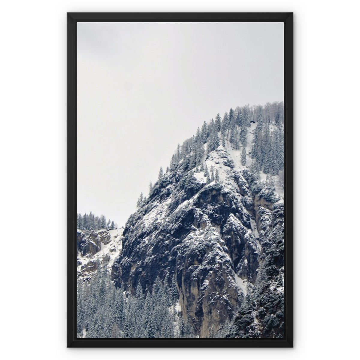 Mountain Landscape: Alps, Italy Framed Canvas