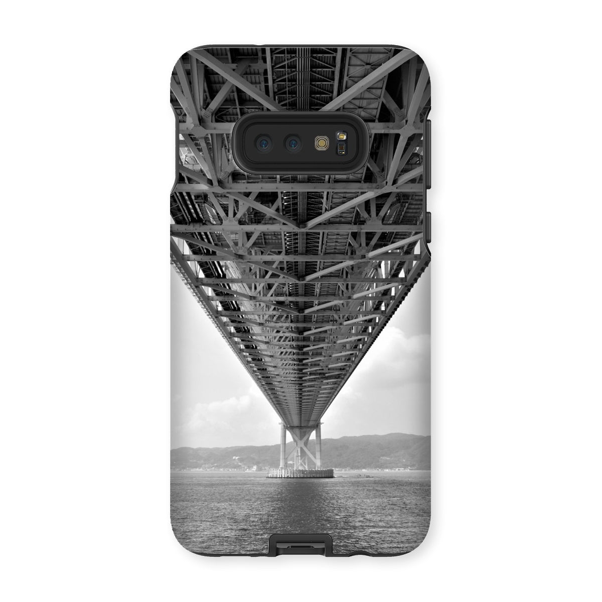 Engineering: Bridge Perspective, B&W Tough Phone Case