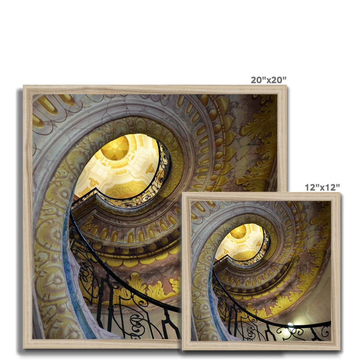 Architecture: Decorative Staircase Framed Print