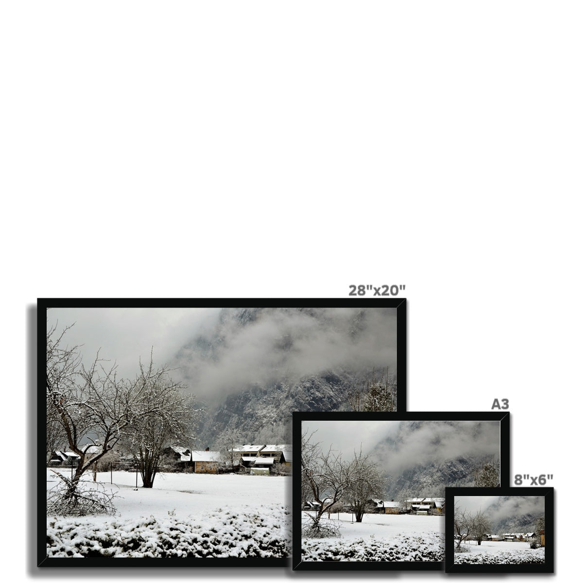 Landscape: Winter Framed Print