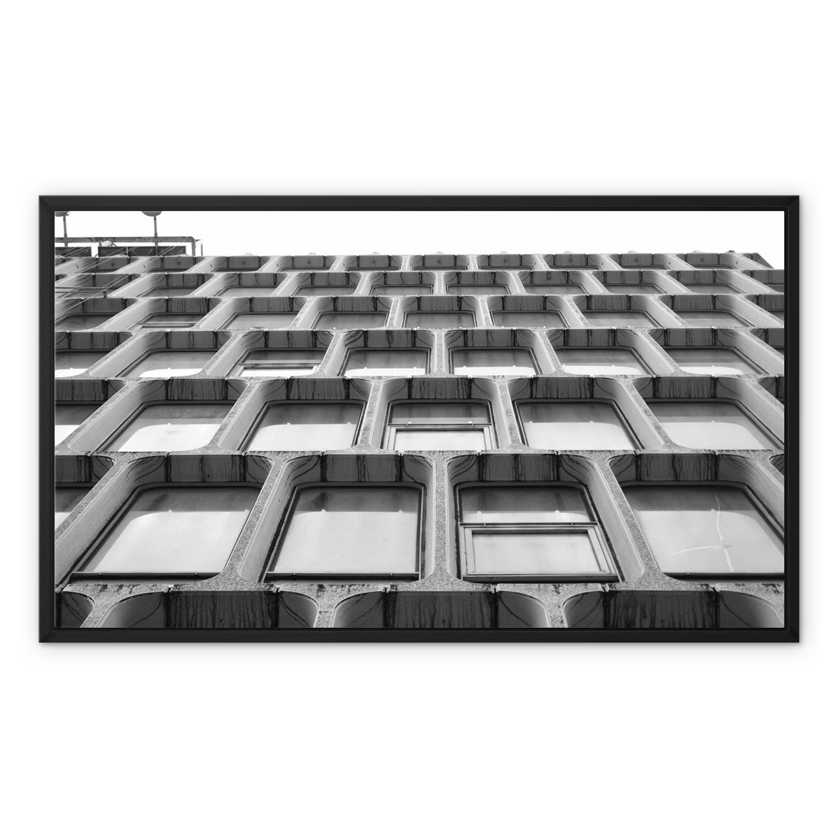 Architecture: Facade Framed Canvas