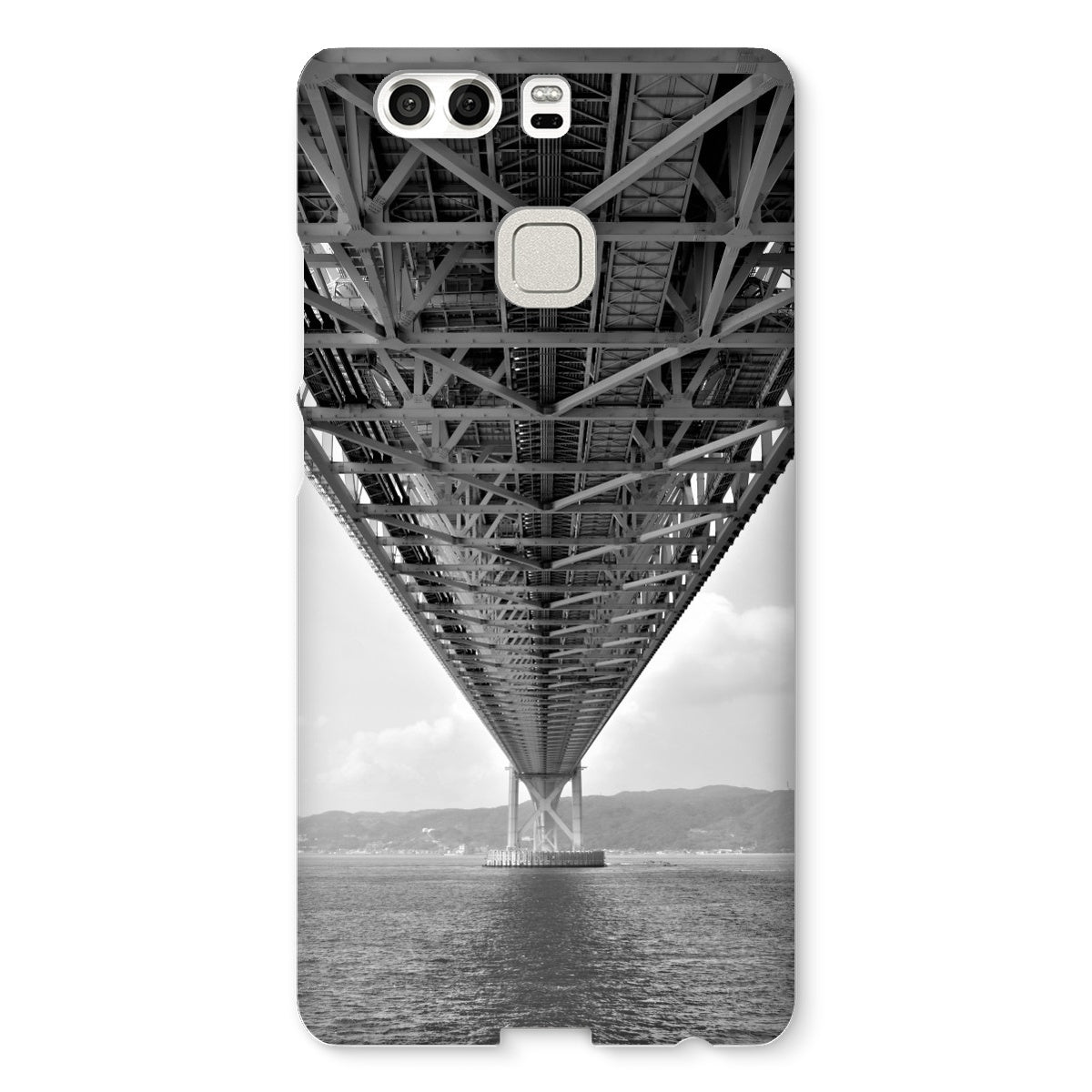 Engineering: Bridge Perspective, B&W Snap Phone Case