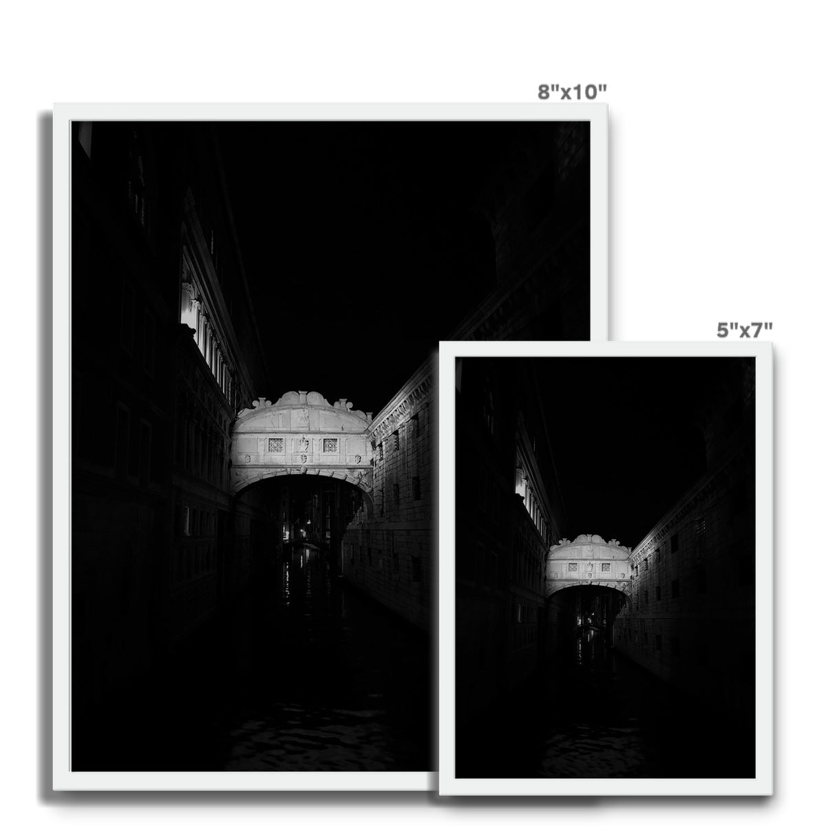 Architecture: Ponte dei Sospiri, Venezia, Italy Framed Photo Tile