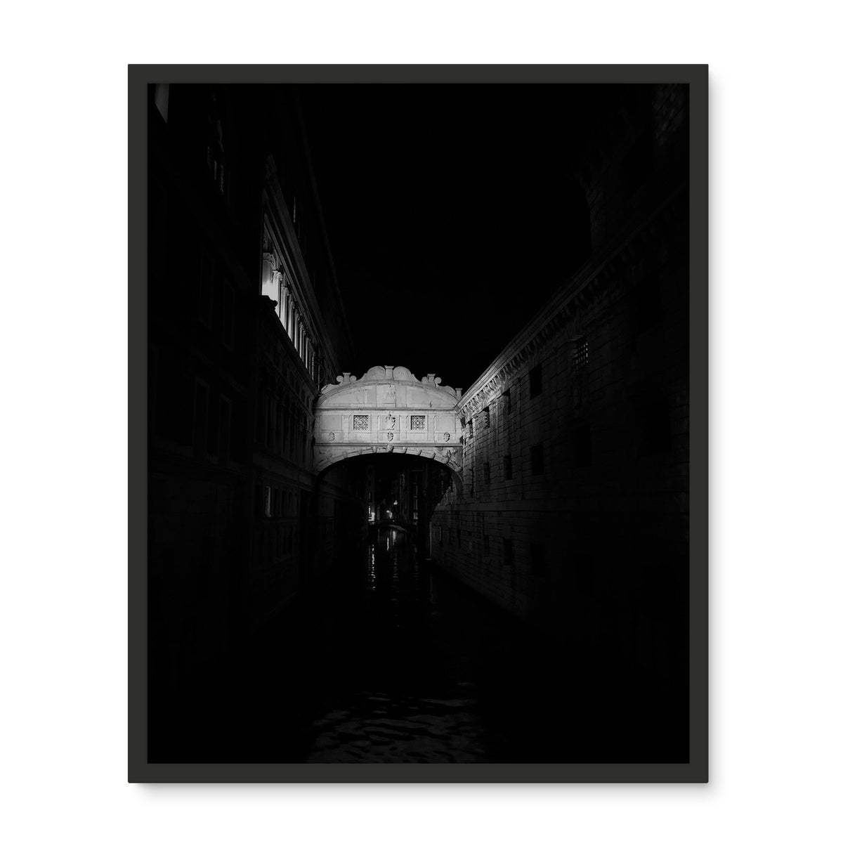 Architecture: Ponte dei Sospiri, Venezia, Italy Framed Photo Tile