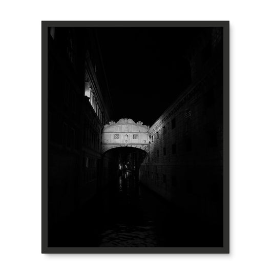 Architecture: Ponte dei Sospiri, Venezia, Italy Framed Photo Tile