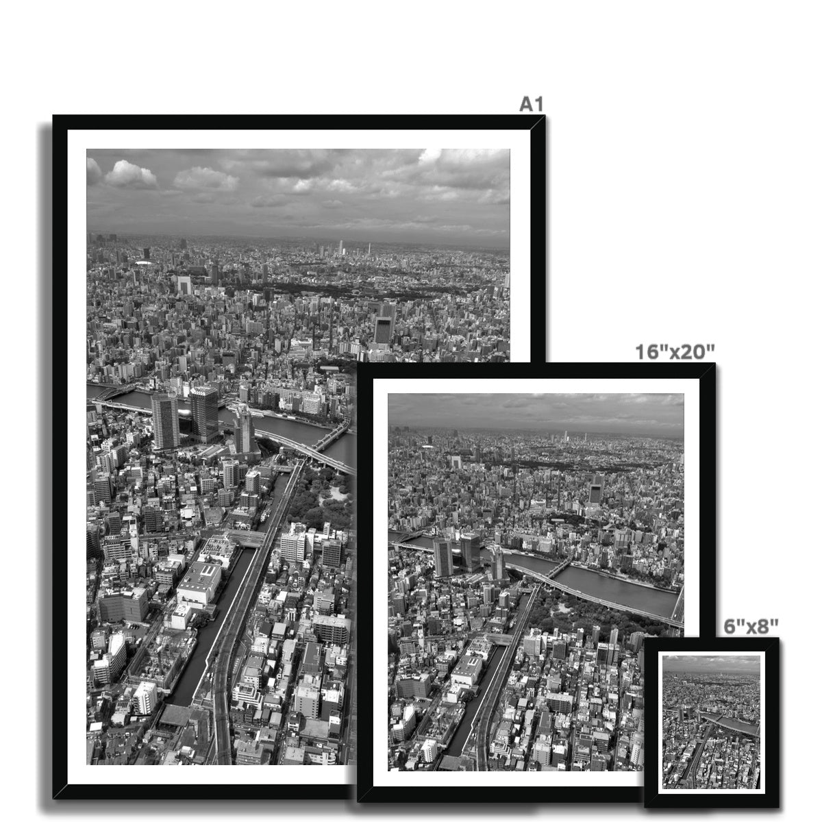 Tokyo City, Japan Framed Print