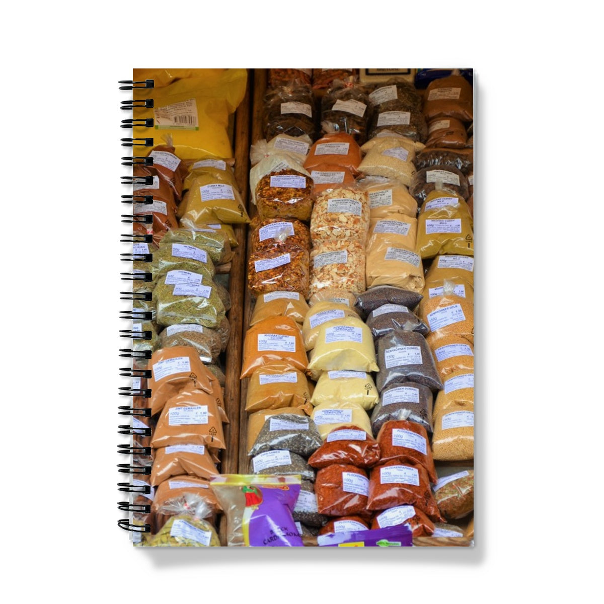 Food: Assortment of Spices Notebook