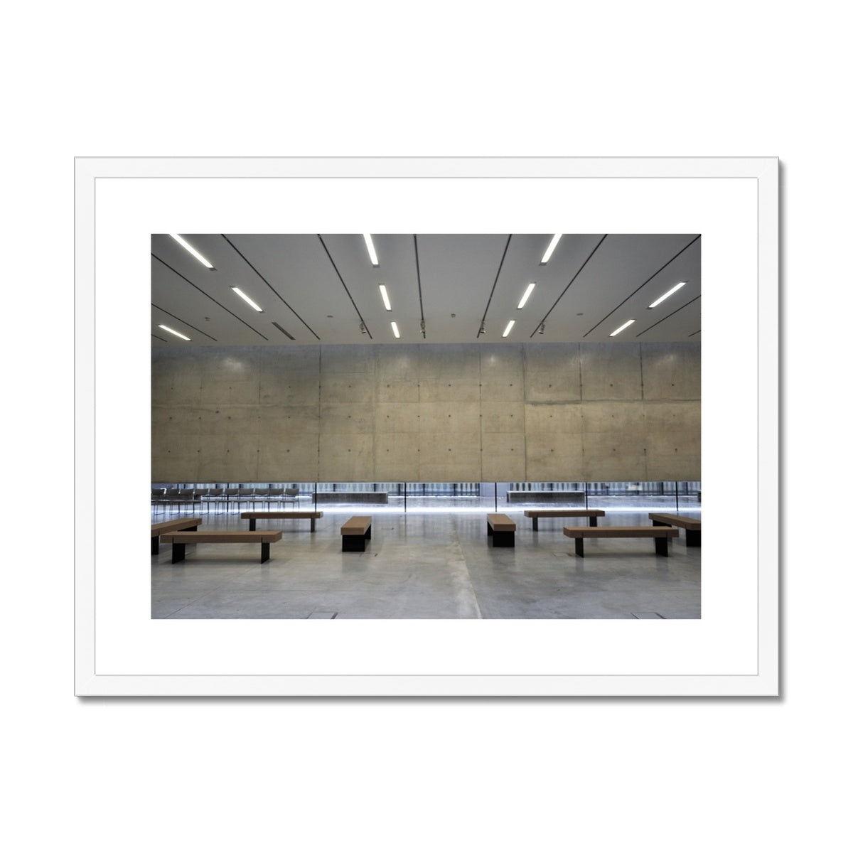 Architecture: Floating Structure Framed & Mounted Print