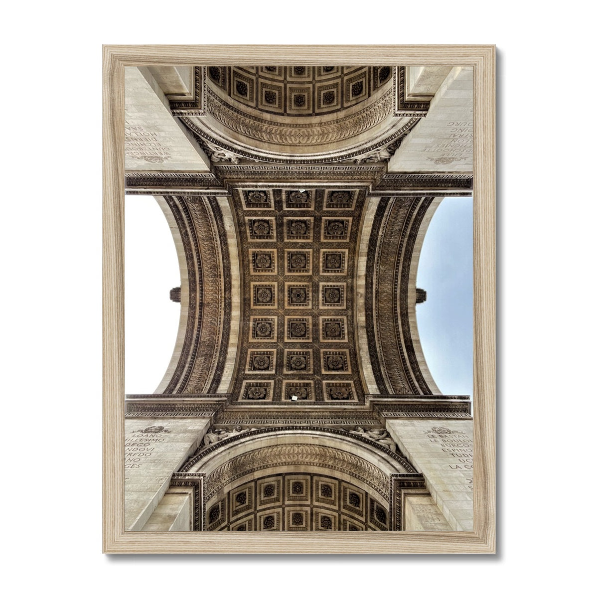 Architecture: Arc du Triomphe, Paris, France Framed Print