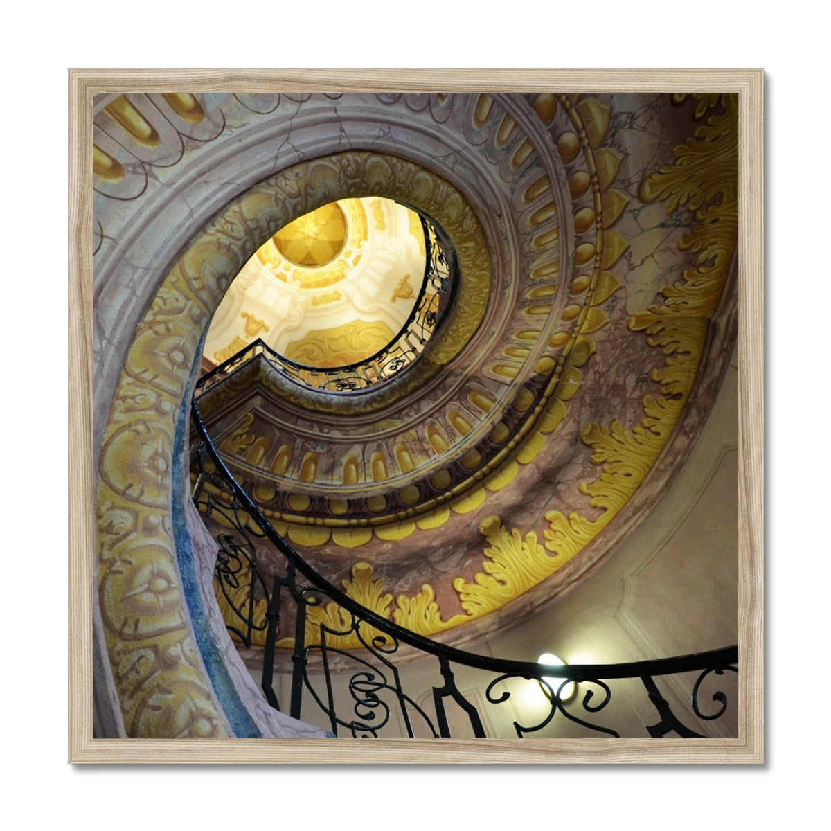 Architecture: Decorative Staircase Framed Print