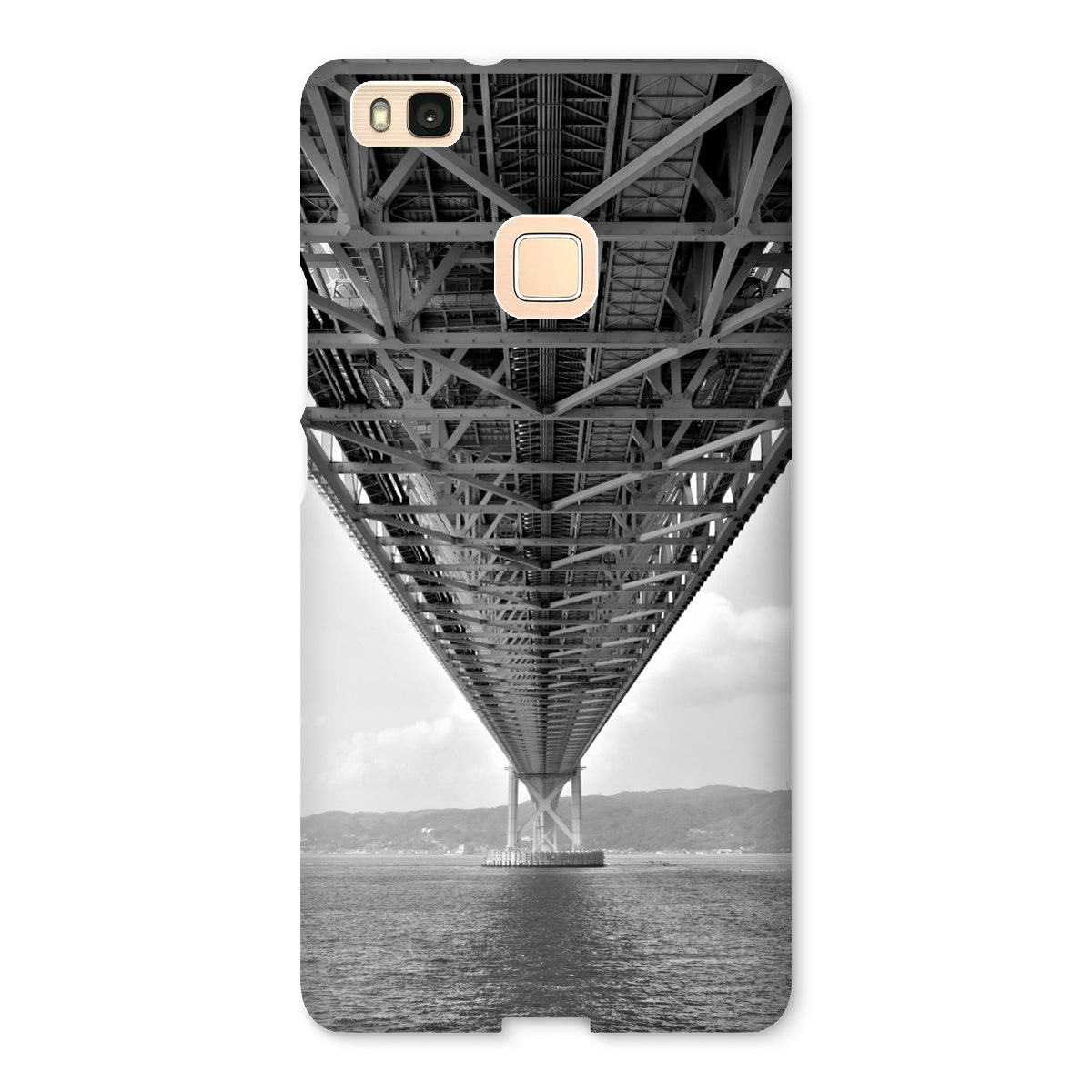 Engineering: Bridge Perspective, B&W Snap Phone Case