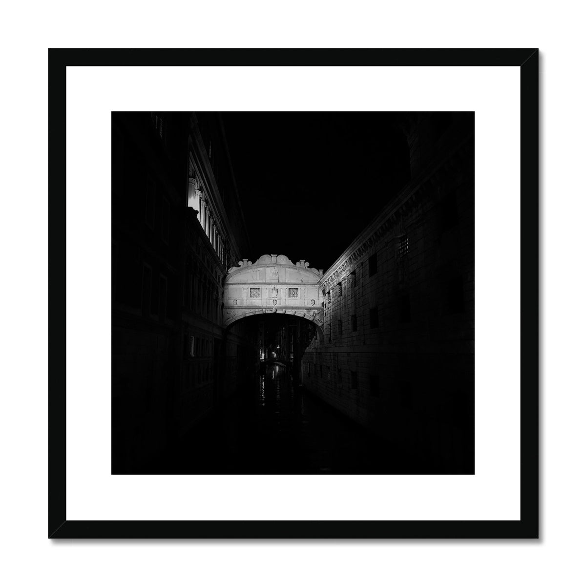 Architecture: Ponte dei Sospiri, Venezia, Italy Framed & Mounted Print