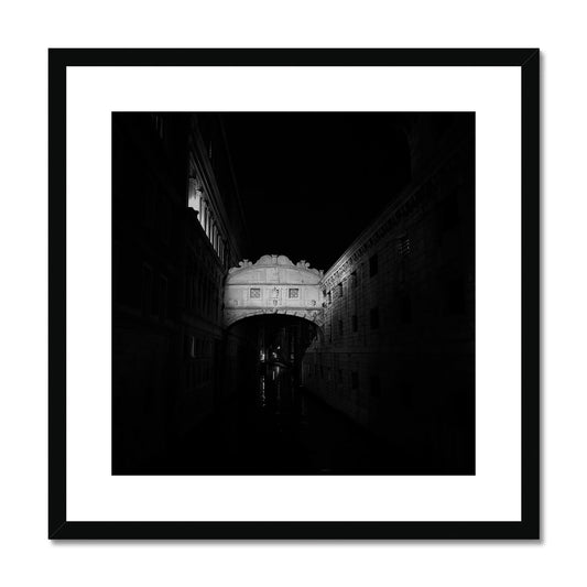 Architecture: Ponte dei Sospiri, Venezia, Italy Framed & Mounted Print