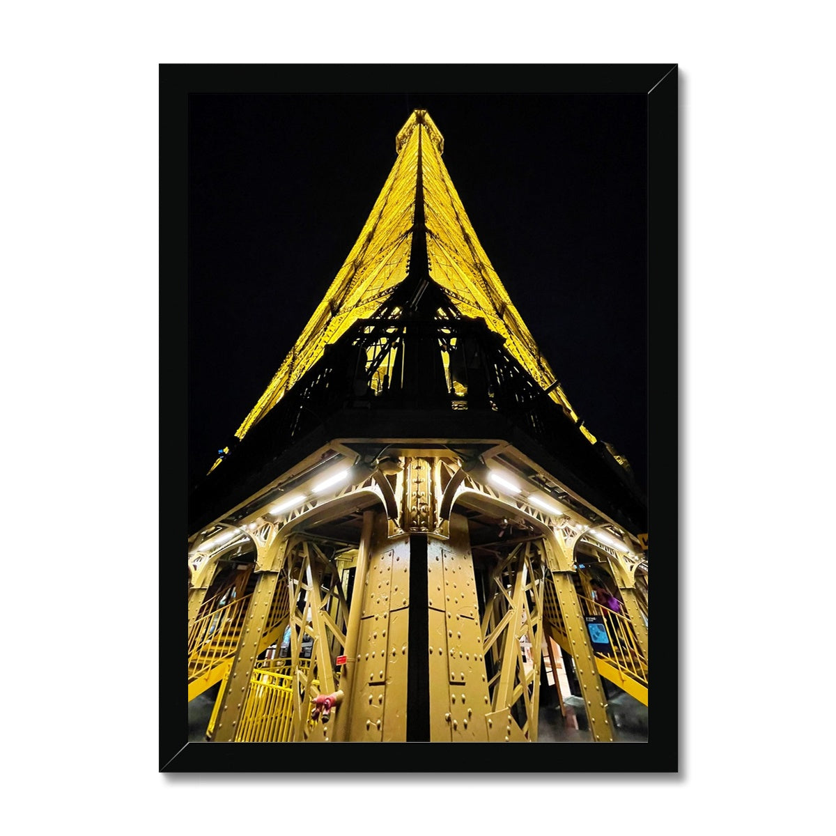 Architecture: Eiffel Tower, Paris, France Framed Print