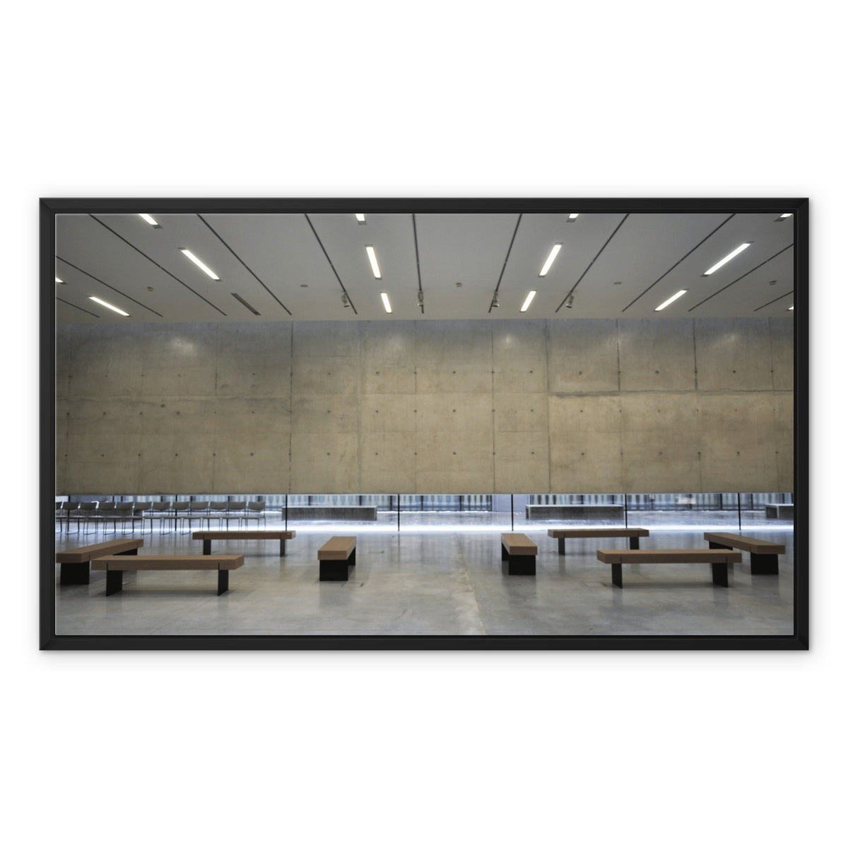 Architecture: Floating Structure Framed Canvas